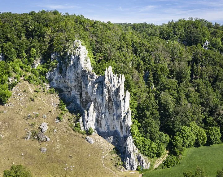 Dohlenfelsen in Wellheim